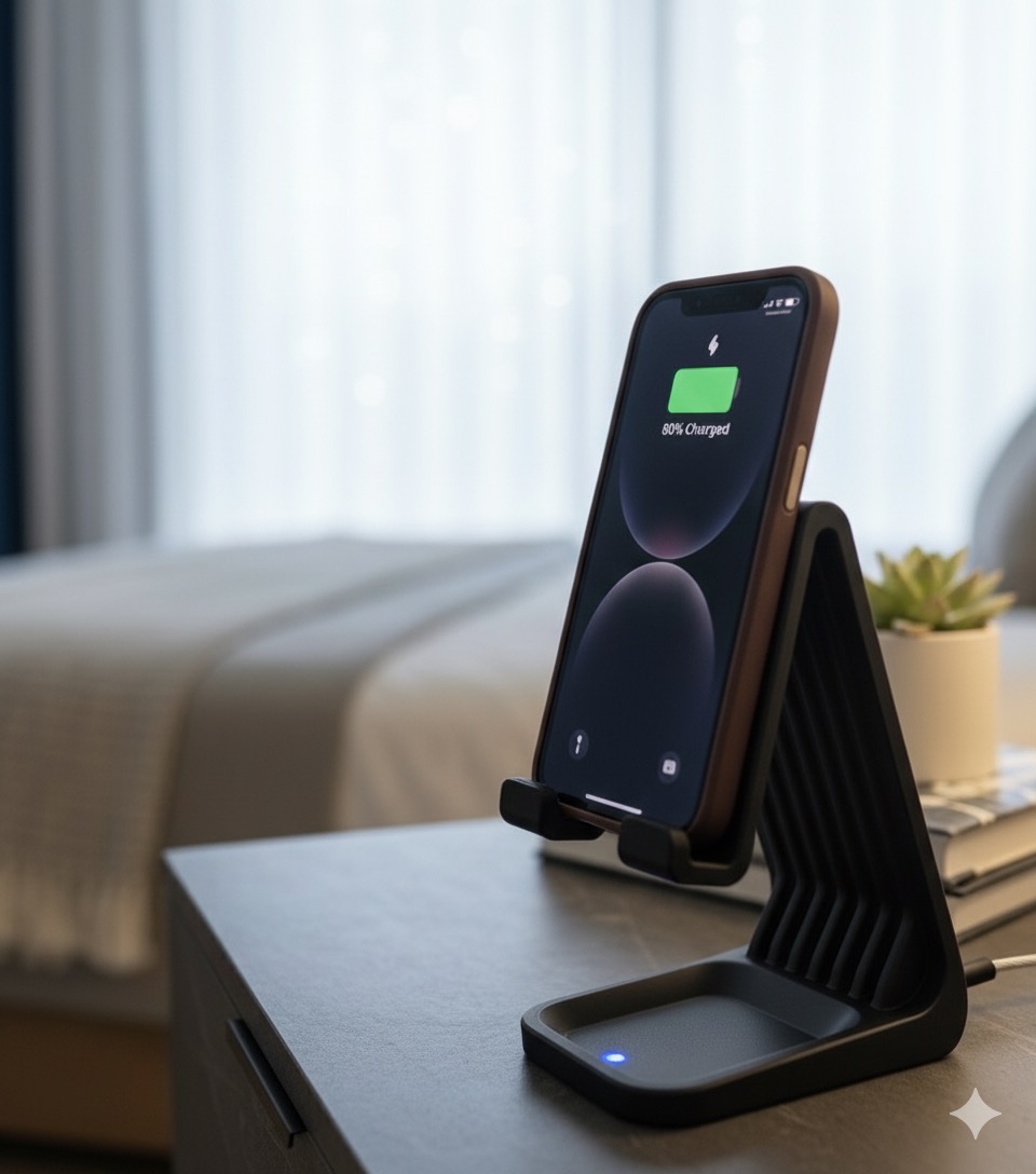  3D-Printed Desktop Mobile Stand for Android