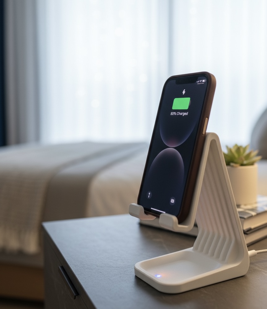 3D-Printed Desktop Mobile Stand for Android