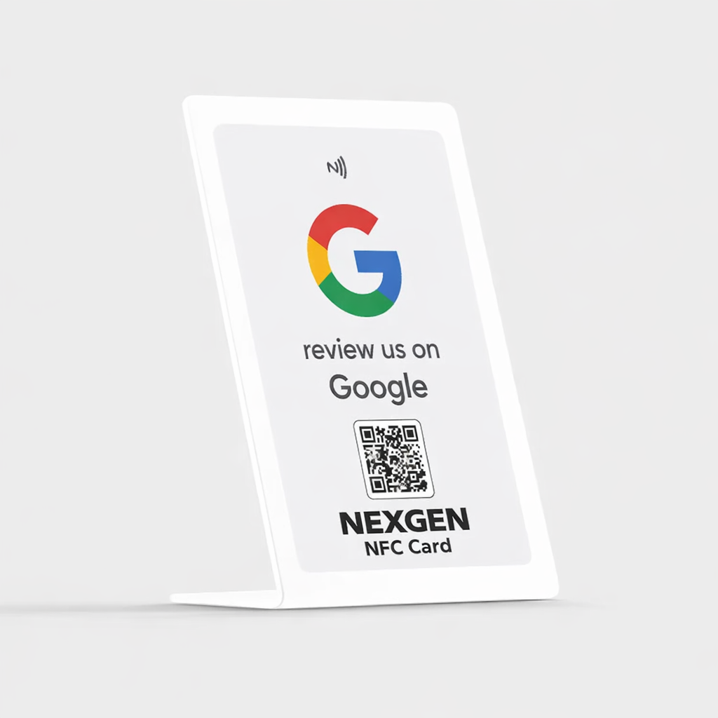 Original NEXGEN NFC Google Review Display | UV Print