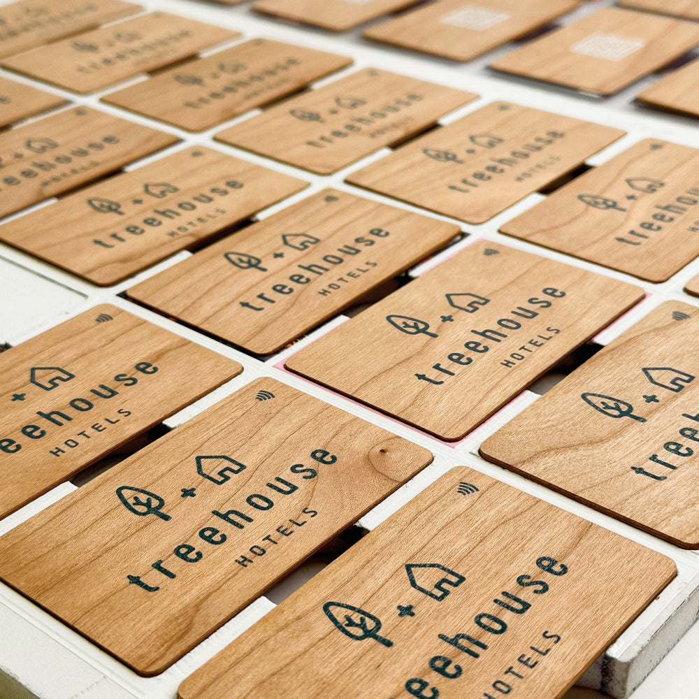 Wooden NEXGEN NFC Business Card | UV Print / Laser Engraved