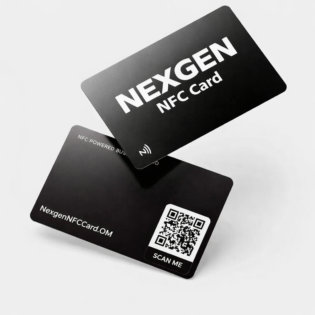 Metal NEXGEN NFC  Business Card | UV Print / Laser Engraved