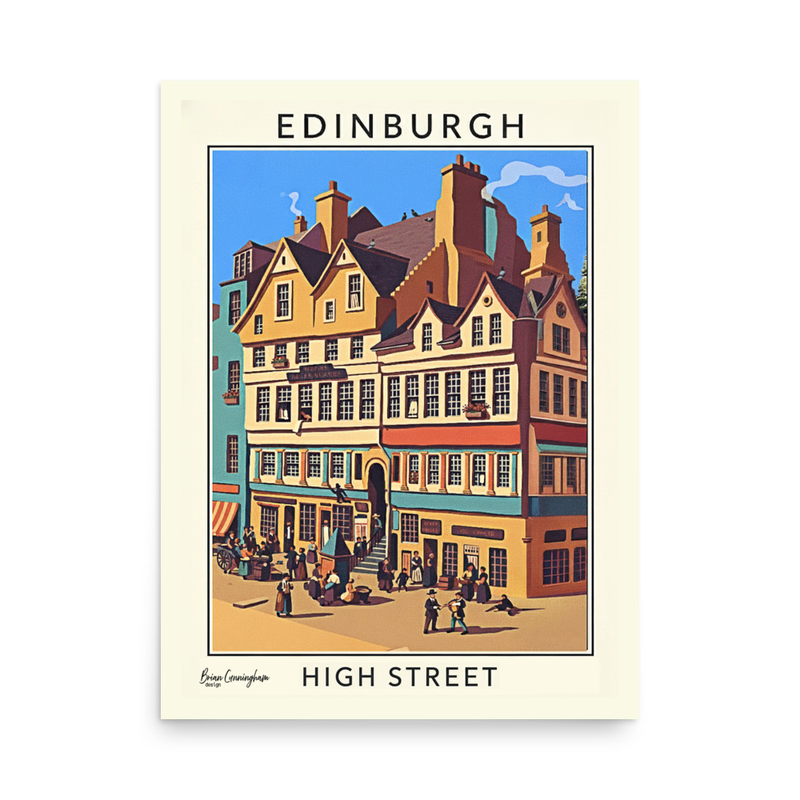 Edinburgh: High Street (c1870)