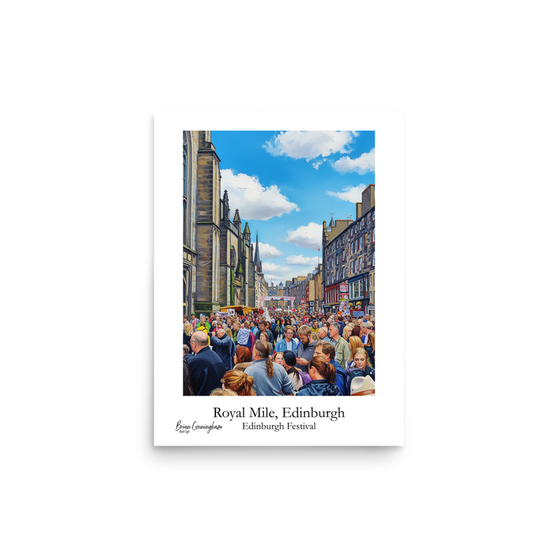 Royal Mile, Edinburgh Art Print