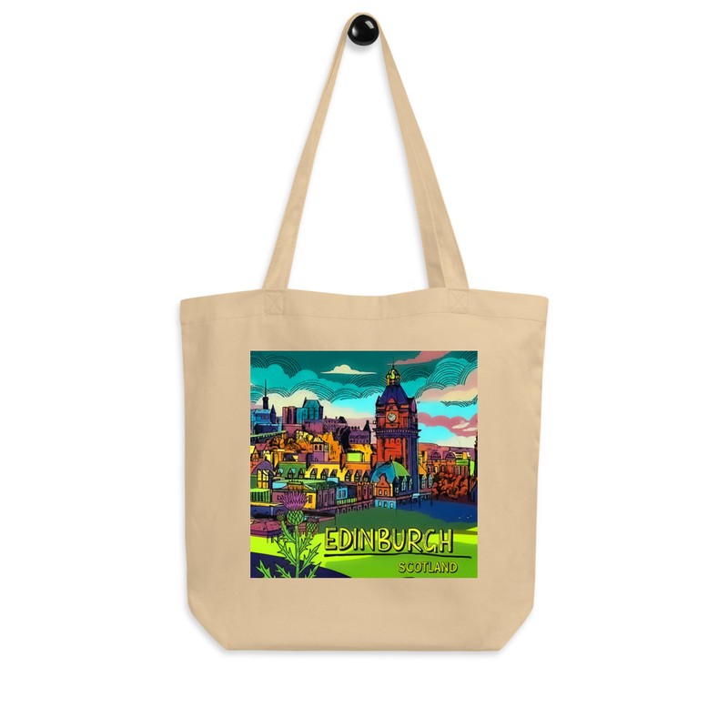 Edinburgh Pop Art : Local Artist's Organic Tote