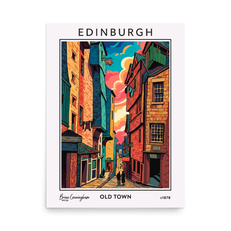 Edinburgh: High Street c1878