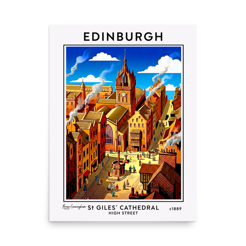 Edinburgh: St Giles' Cathedral c 1889