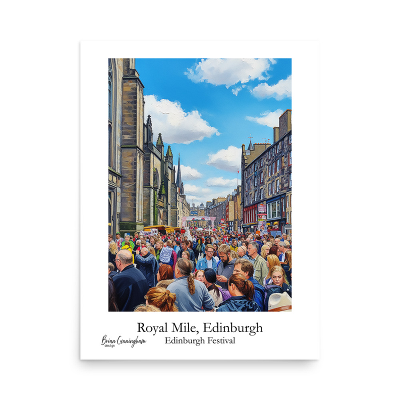 Royal Mile, Edinburgh Art Print