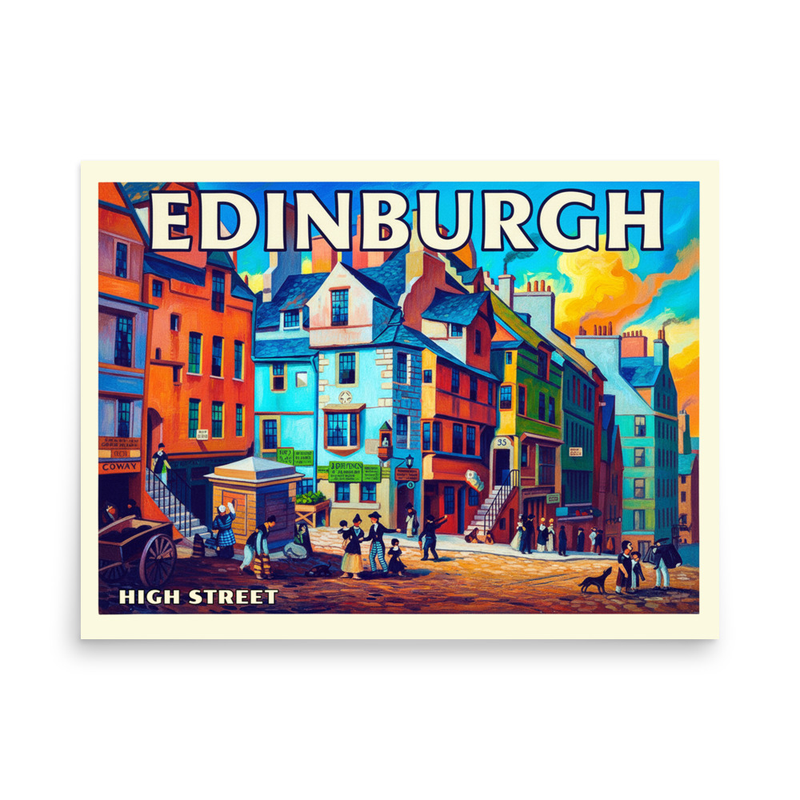 Edinburgh: Colourful High Street