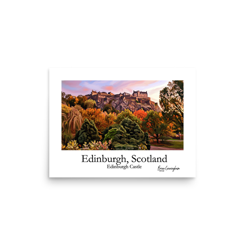 Edinburgh Castle Art Print