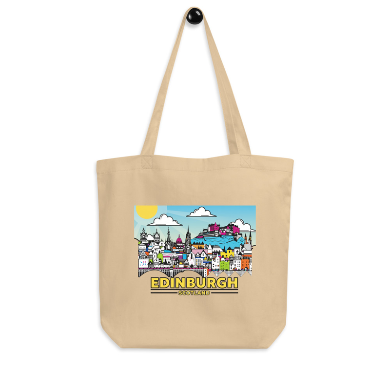 Edinburgh Pop Art 2 : Local Artist's Organic Tote