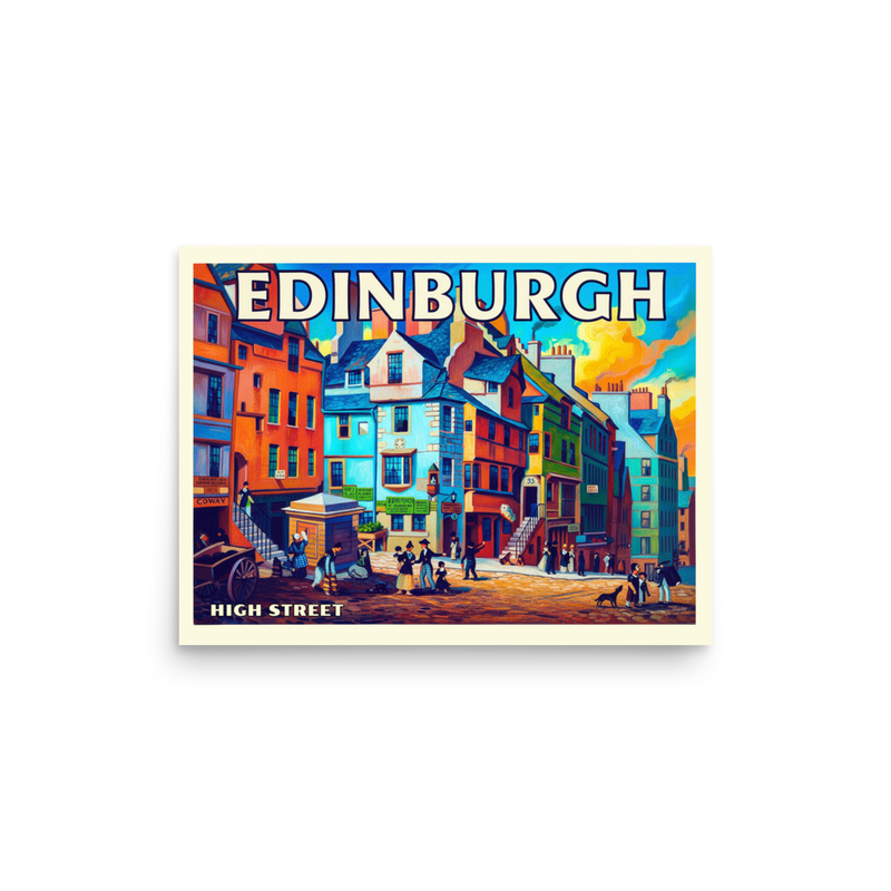 Edinburgh: Colourful High Street