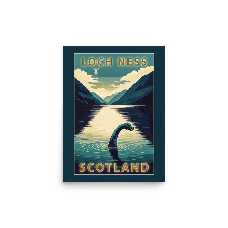 Loch Ness, Scotland - Mythical Encounters Art Print