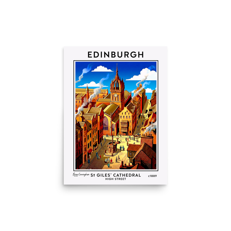 Edinburgh: St Giles' Cathedral c 1889