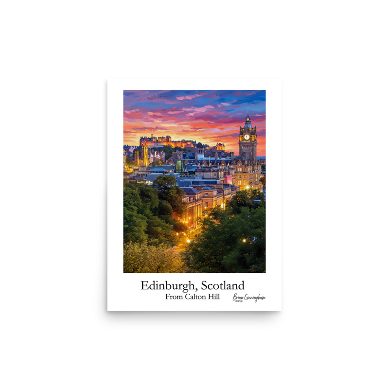 Edinburgh Sunset: From Calton Hill