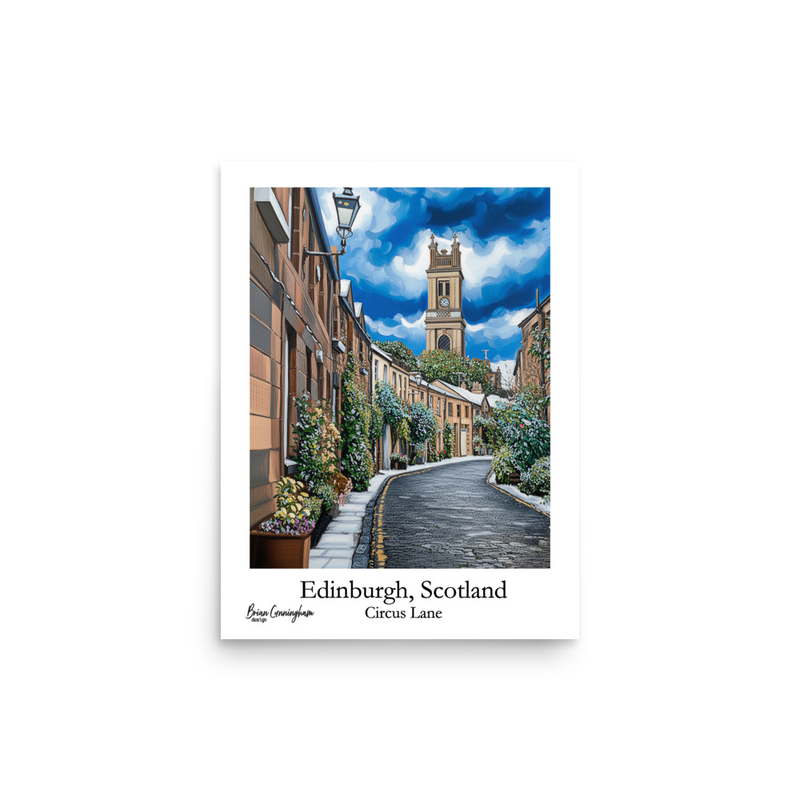 Edinburgh: Winter at Circus Lane