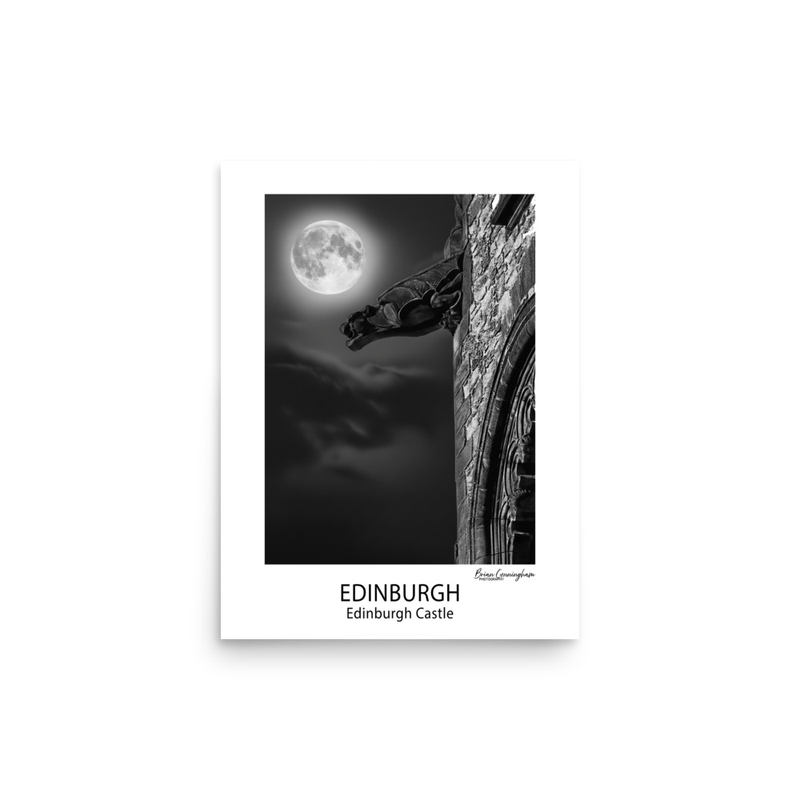 Guardian of the Night - Edinburgh Castle Art Print