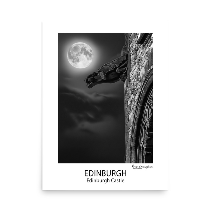 Guardian of the Night - Edinburgh Castle Art Print