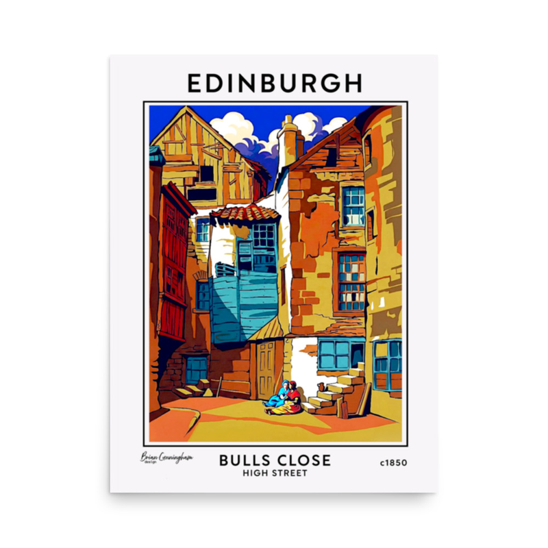 Edinburgh: high Street, Bulls Close