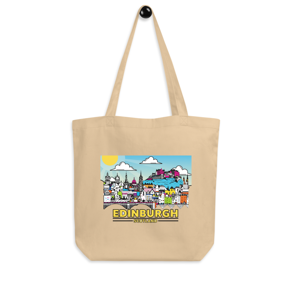 Edinburgh Pop Art 2 : Local Artist's Organic Tote