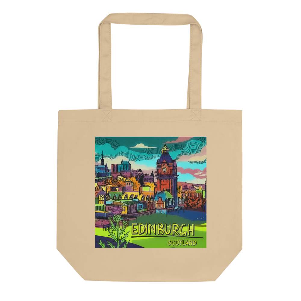 Edinburgh Pop Art : Local Artist's Organic Tote