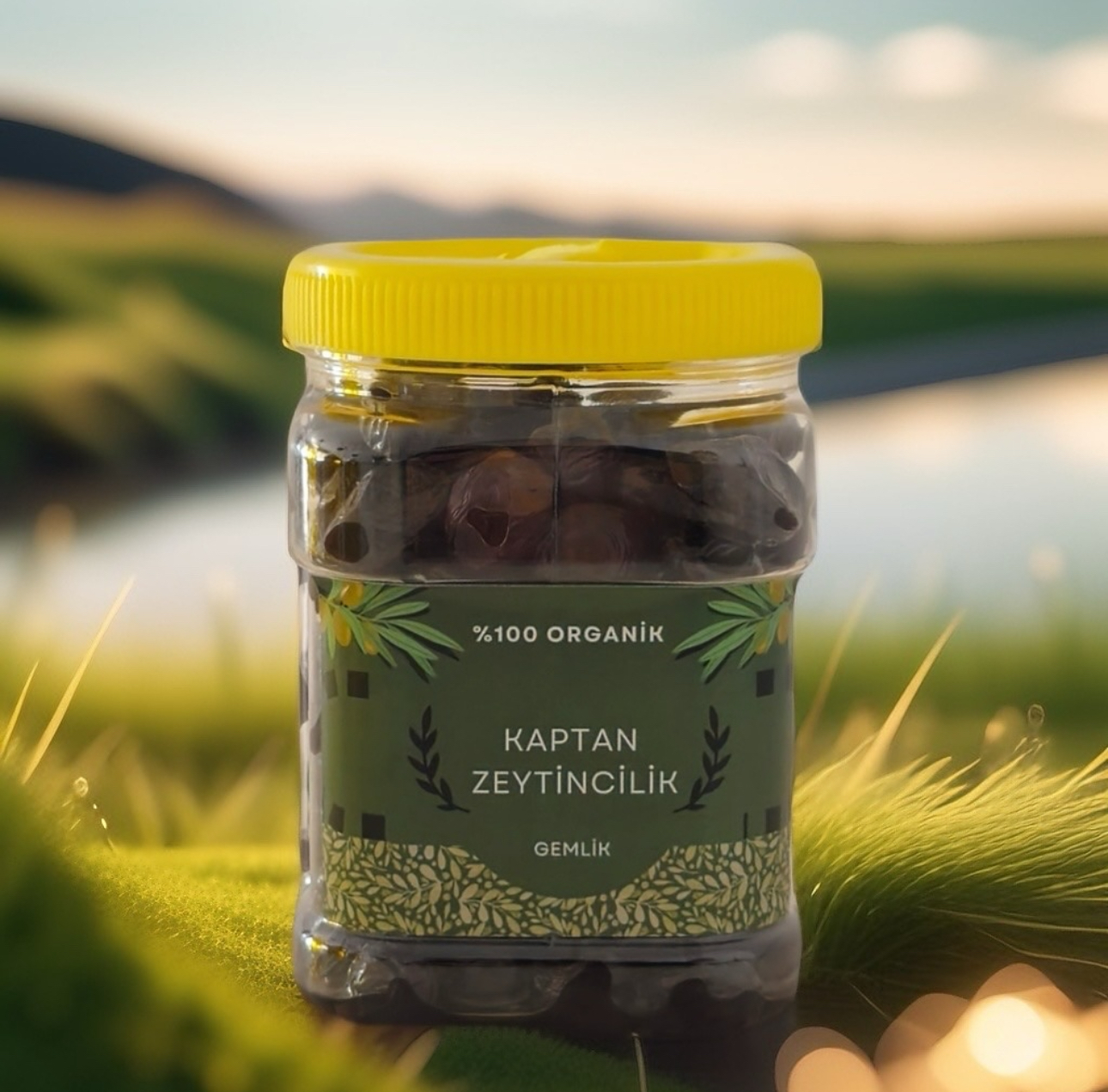 Kaptan Zeytincilik 1. Sınıf Siyah Zeytin