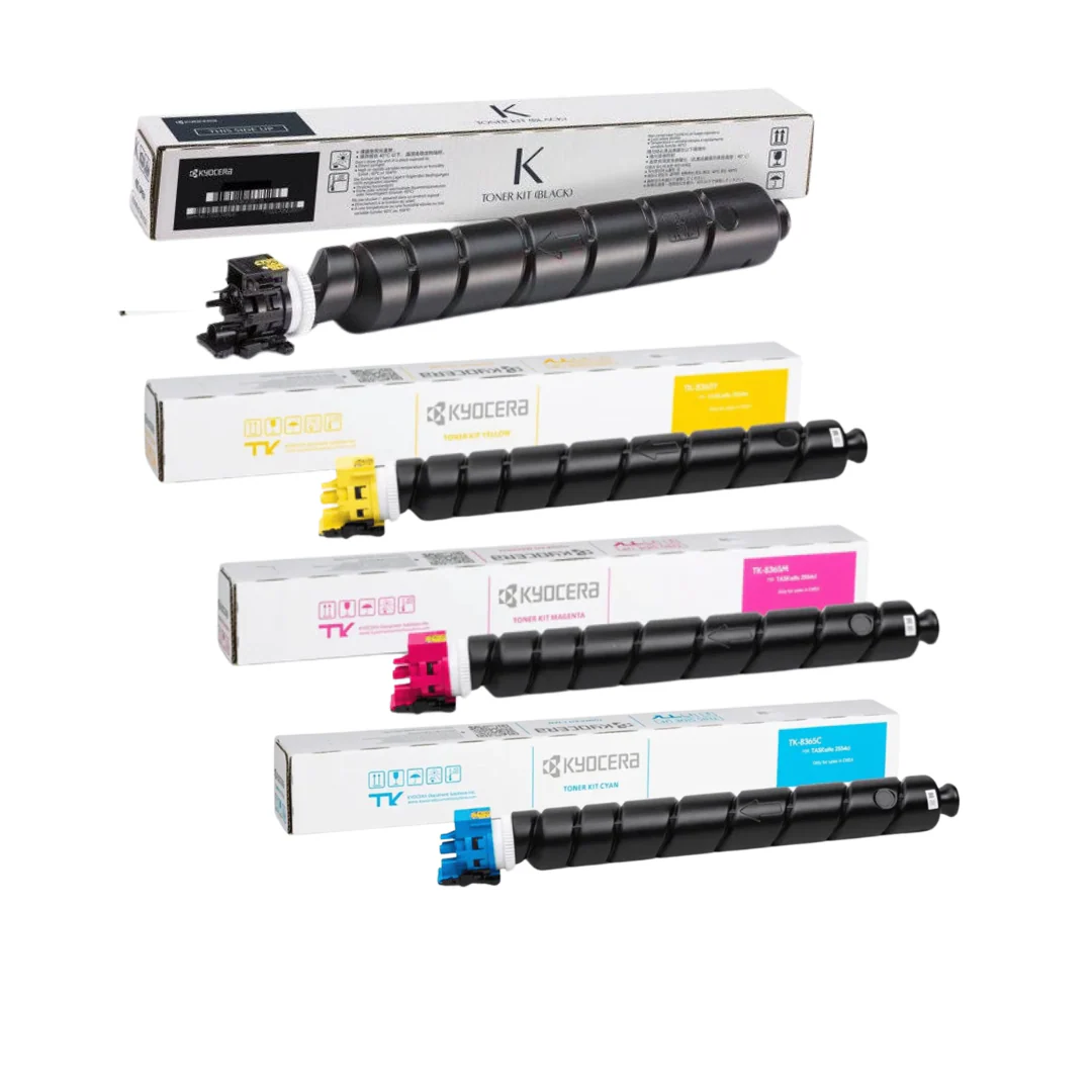 Kyocera TK-8365 4-Color Toner Cartridge set for TASKalfa series