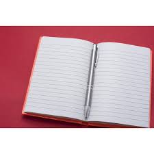 Lined Notebook with Pen