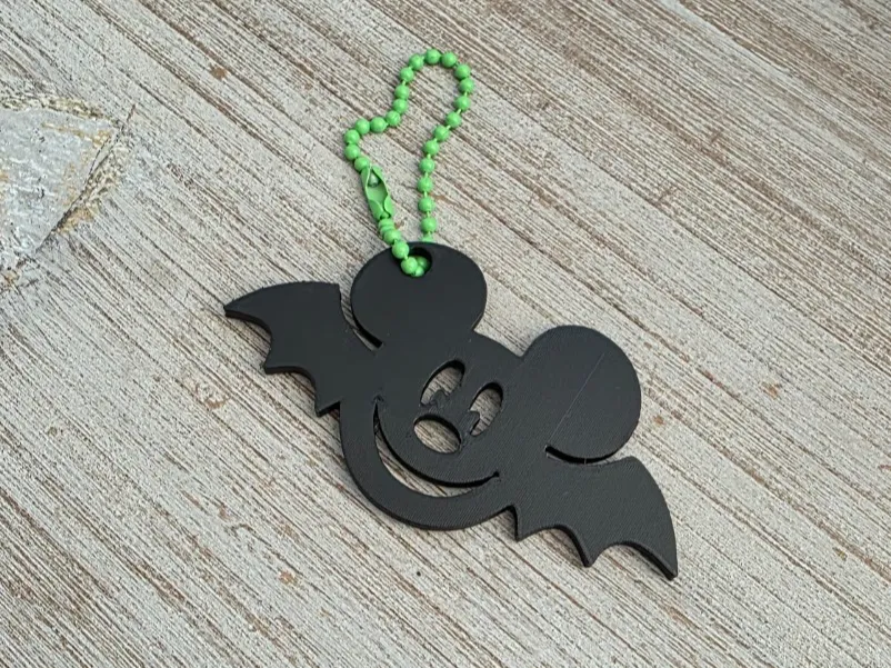 Mickey Mouse Bat Keychain