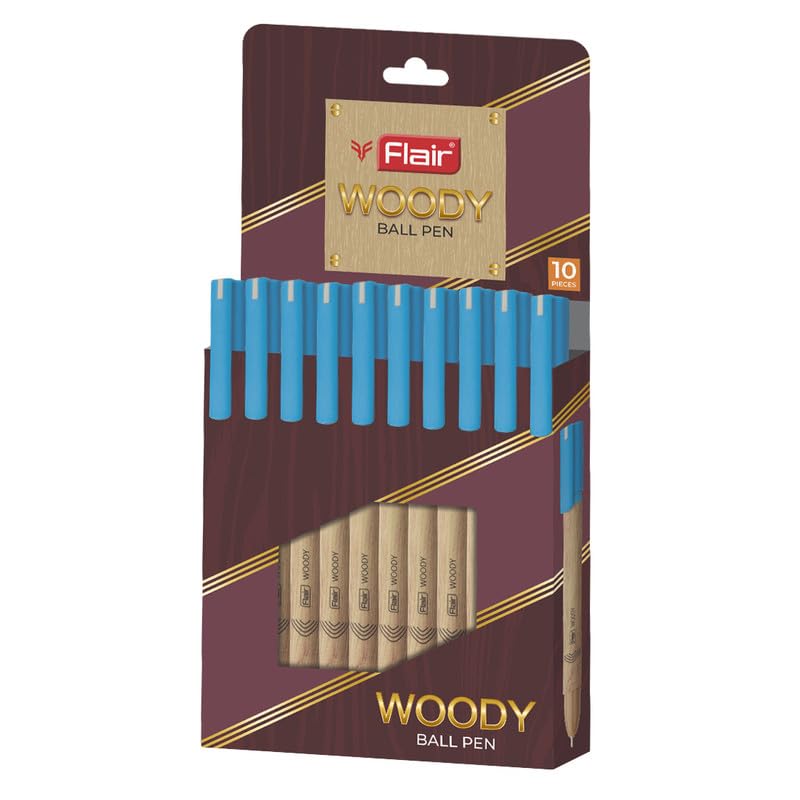 LAIR Woody 0.7mm Ball Pen Box Pack