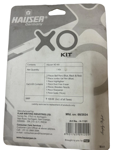 Flair Hauser XO Writing Stationery Kit - Color May Vary