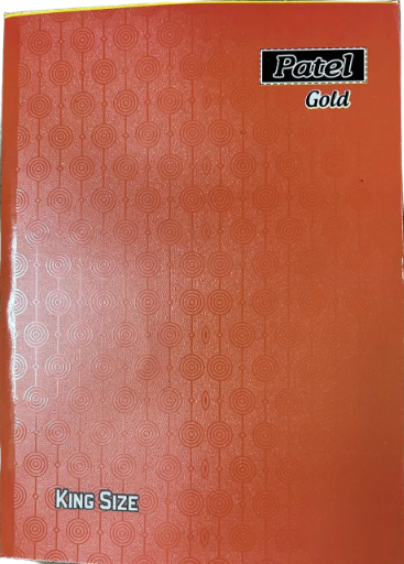 Patel Gold King Size Notebook