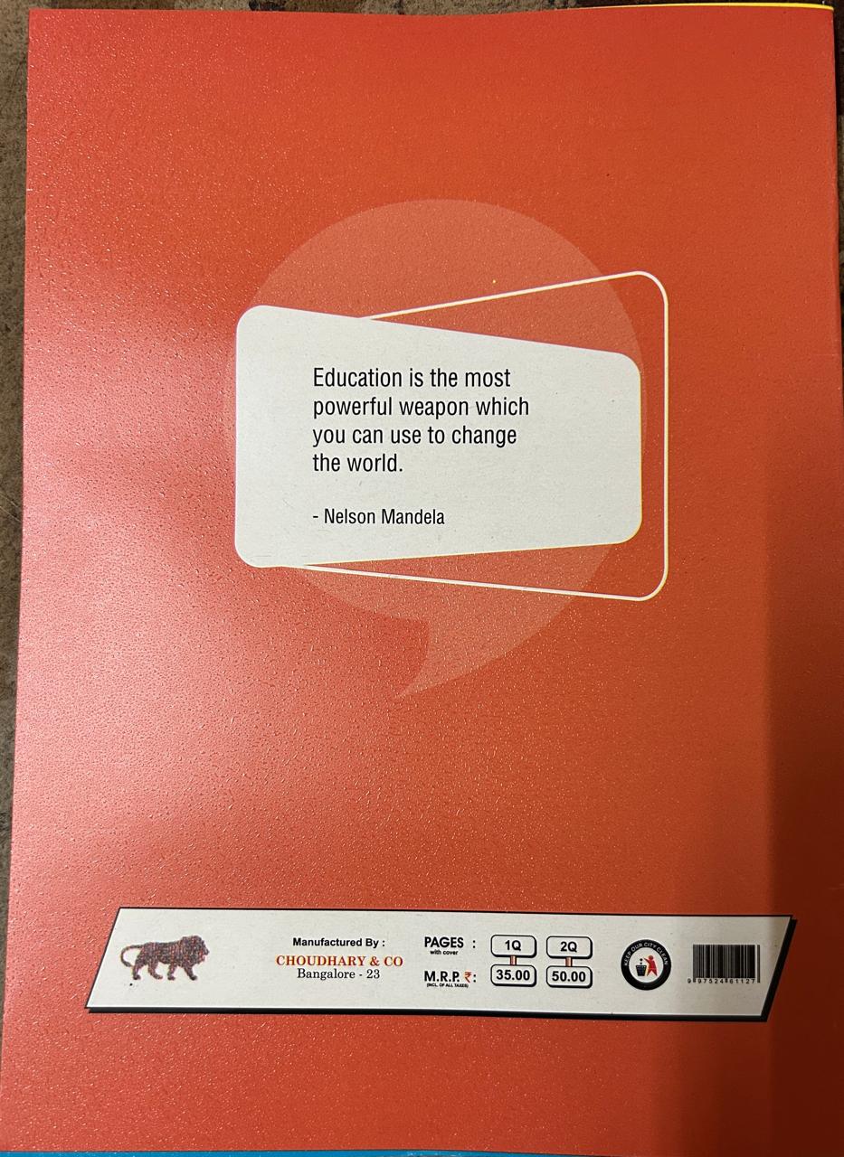 Patel Gold King Size Notebook