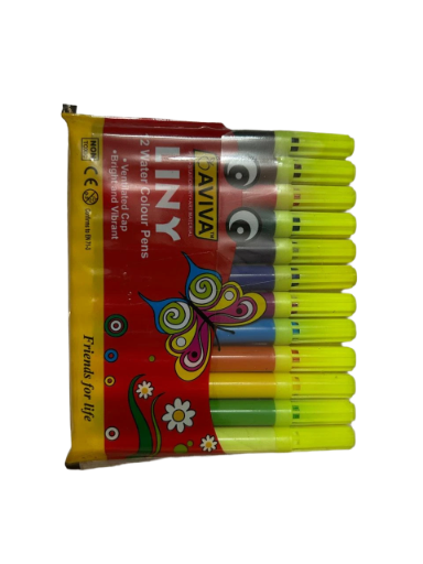 AvivaLiny Water Colour Pens (12 Shades)