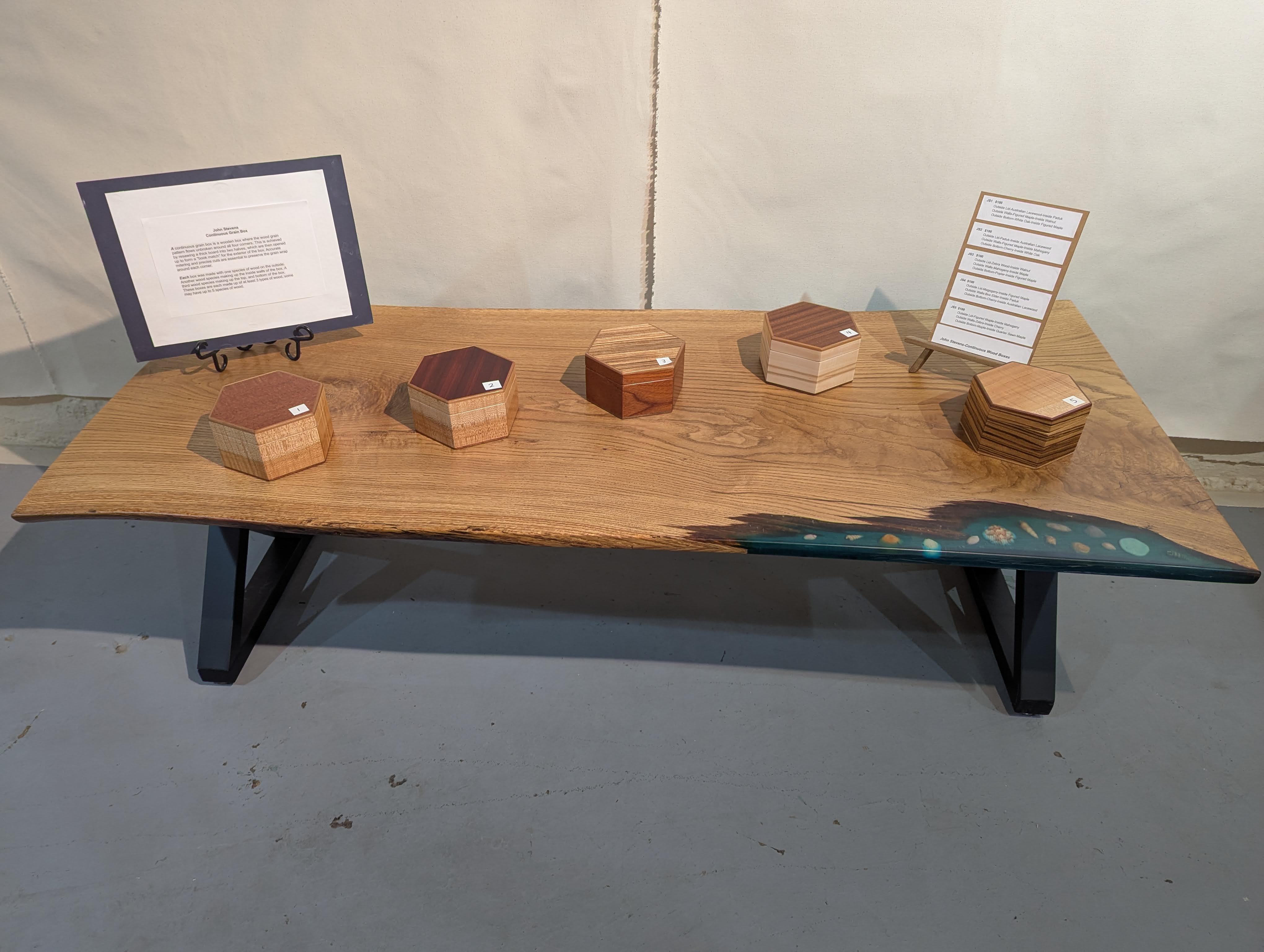 John Stevens Coffee Table with Inlay