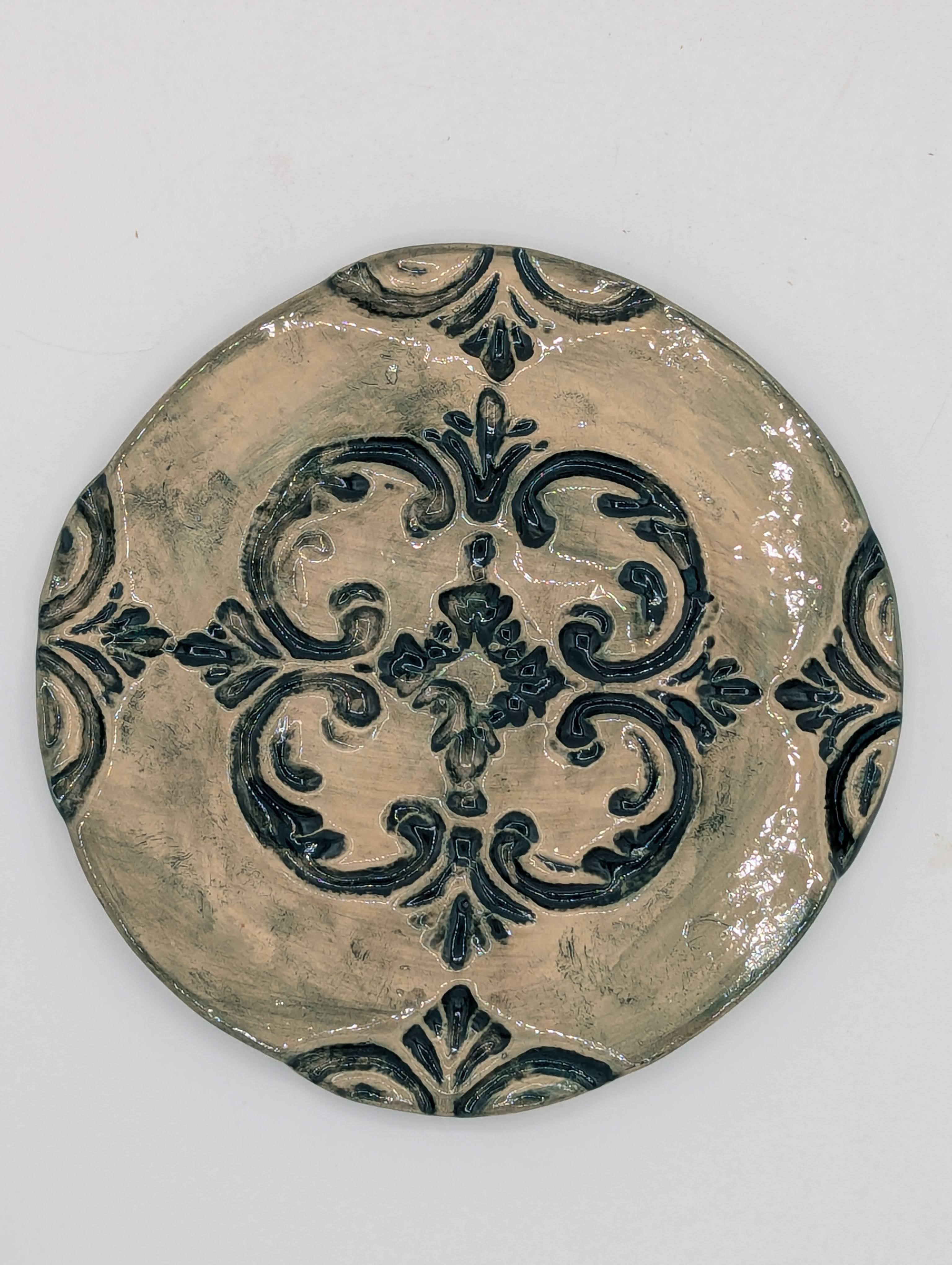 Blue-Green Hot Pot Coaster