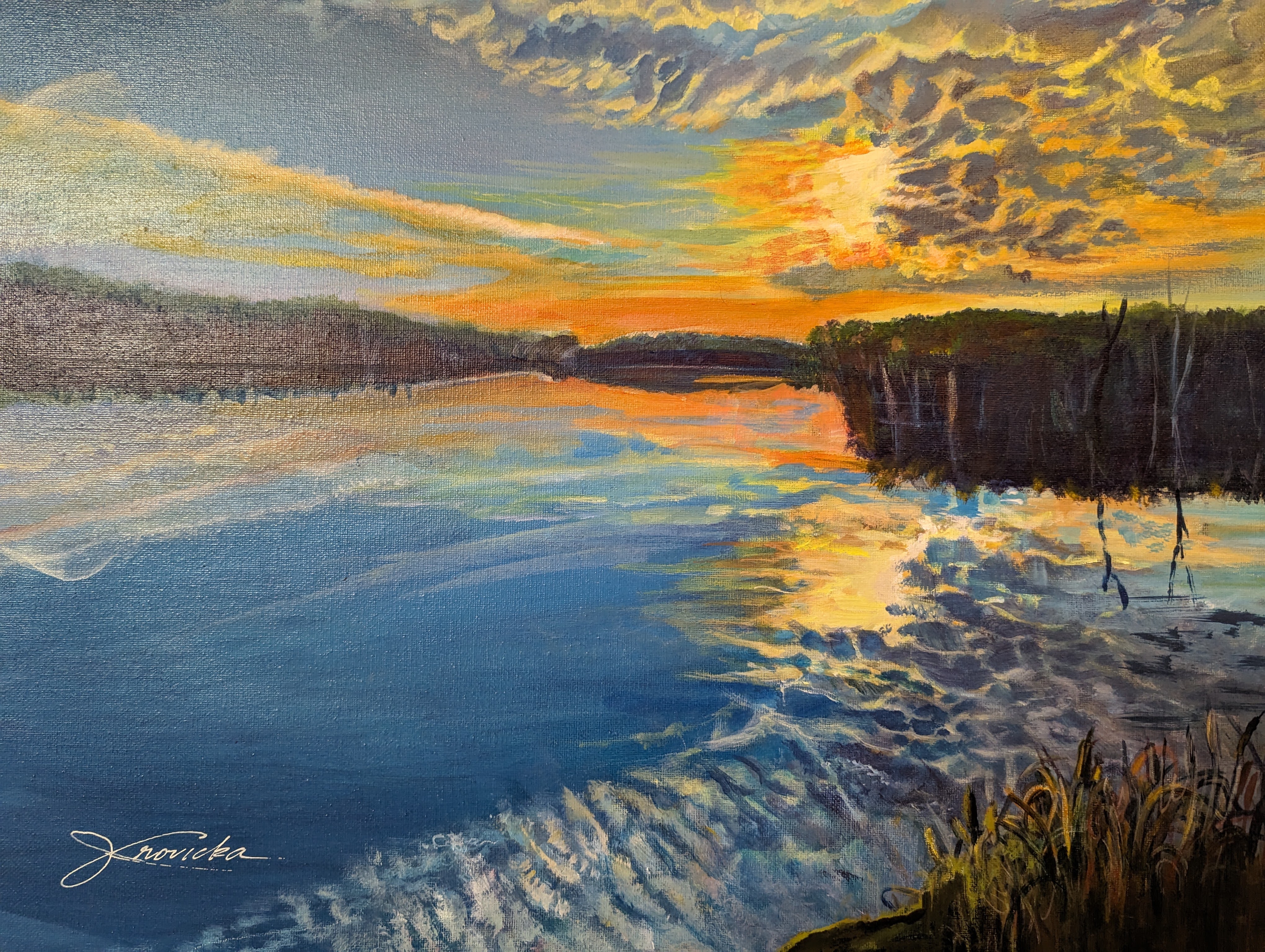 Sunset on The Hudson