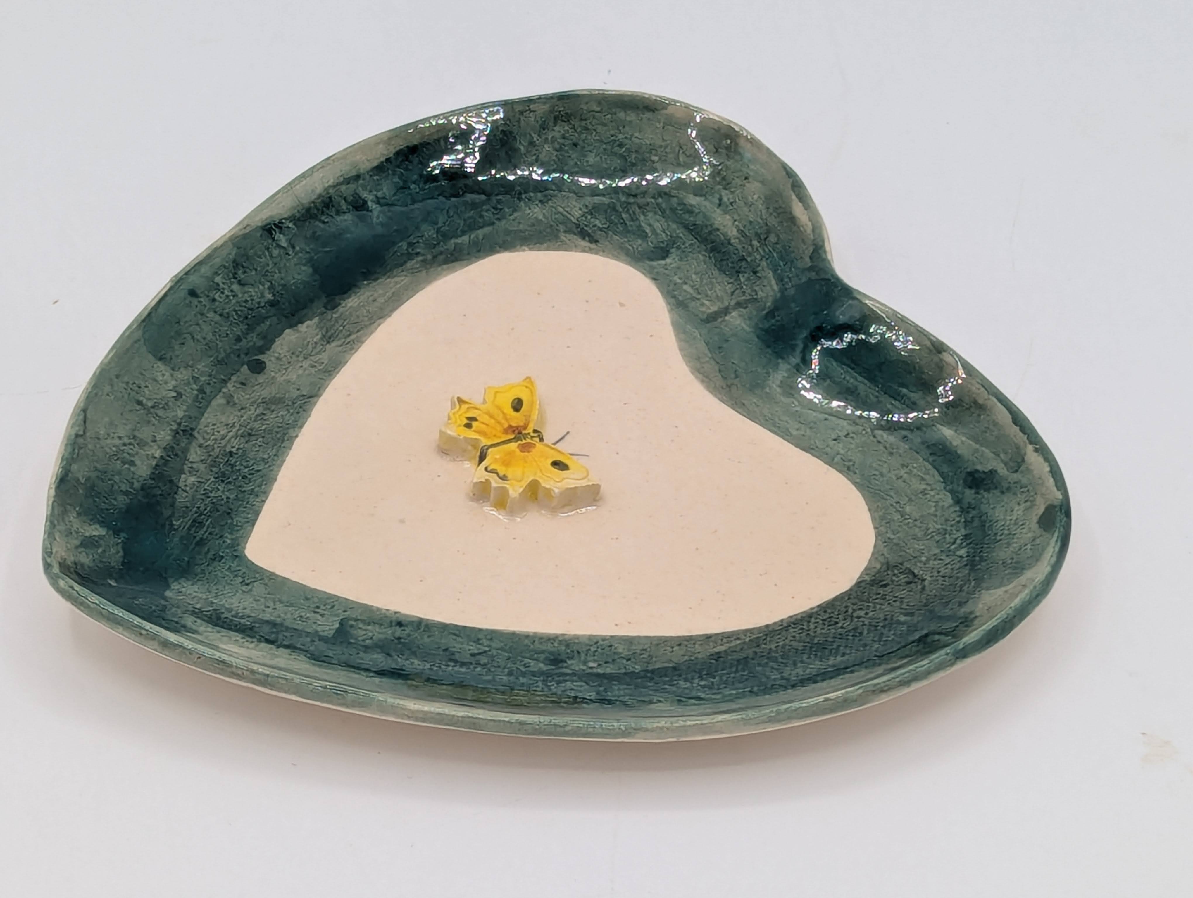 Butterfly Heart Trinket Tray