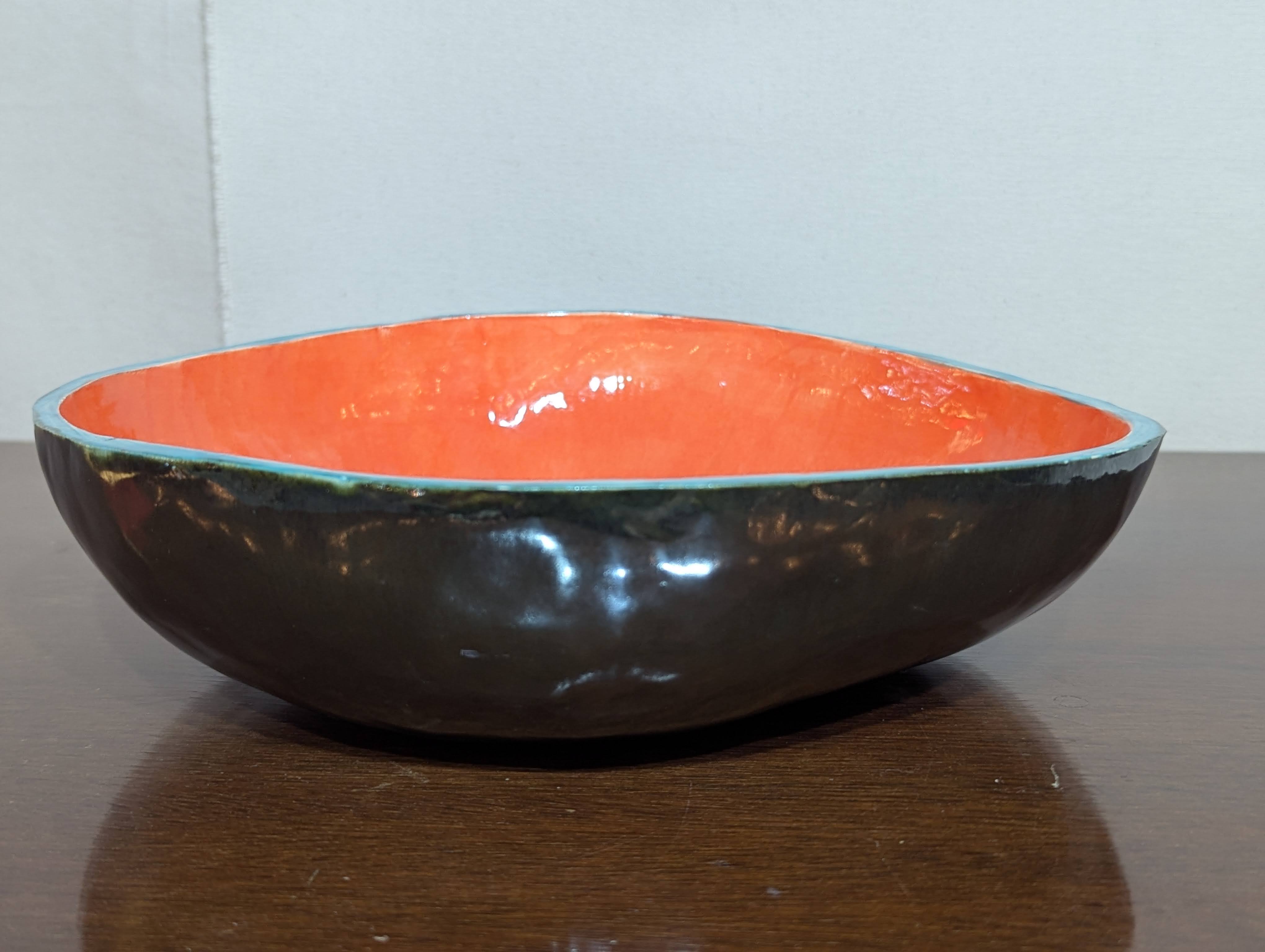 Orange Gourd Bowl