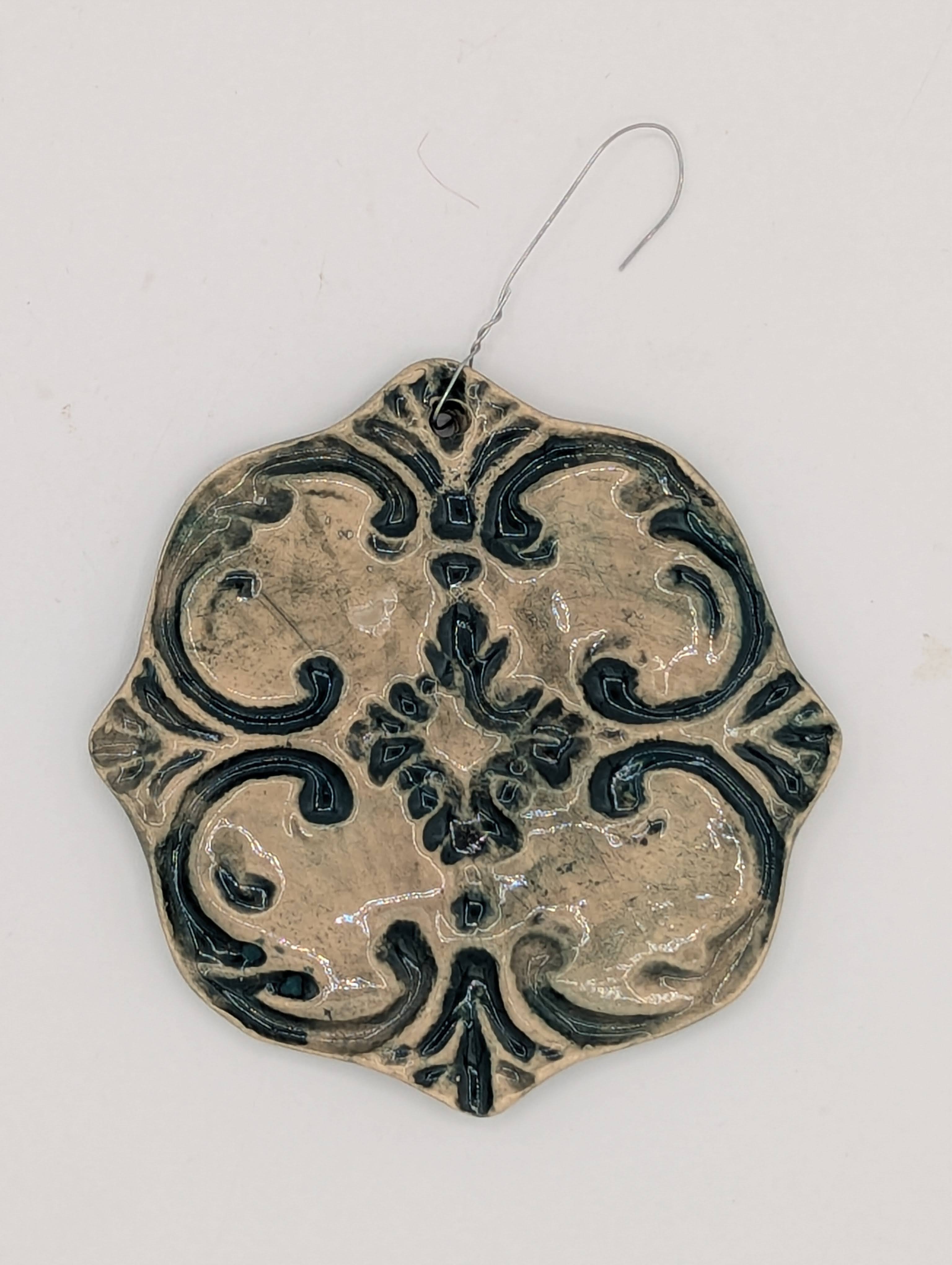 Dark Green Bolt Tree Ornament