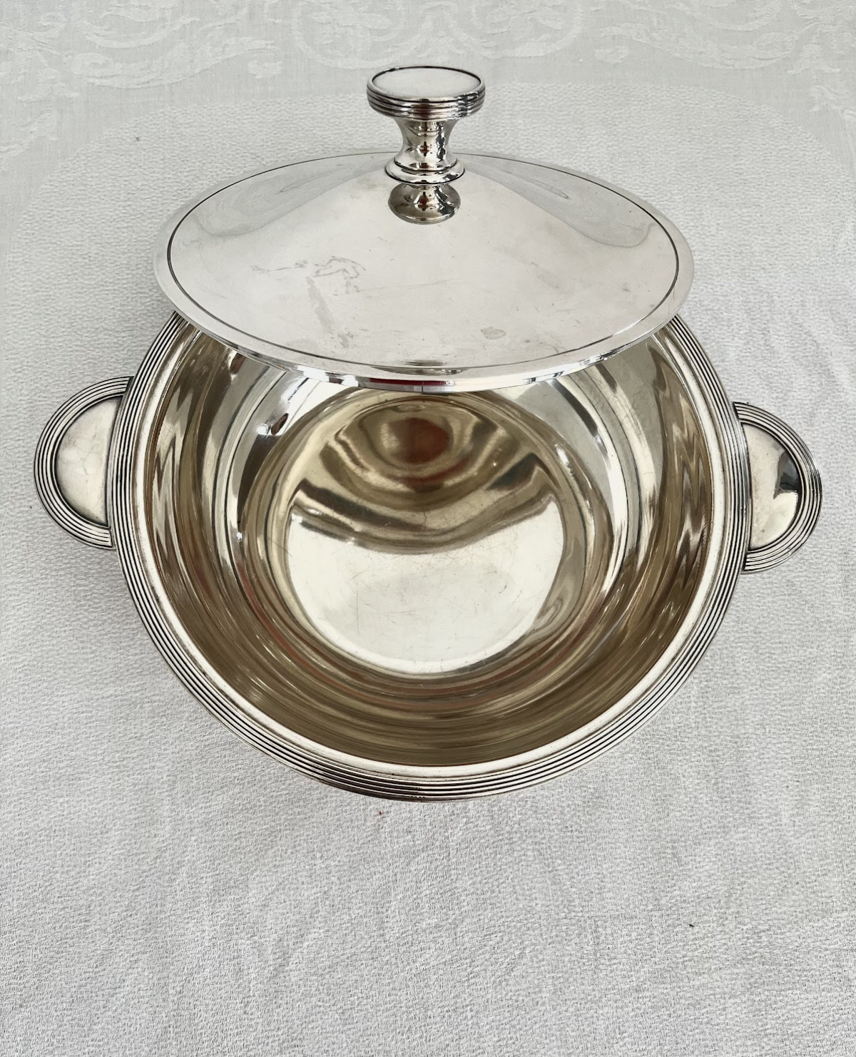 Легюмье Christofle – Christofle silver-plated vegetable tureen – Légumier Christofle