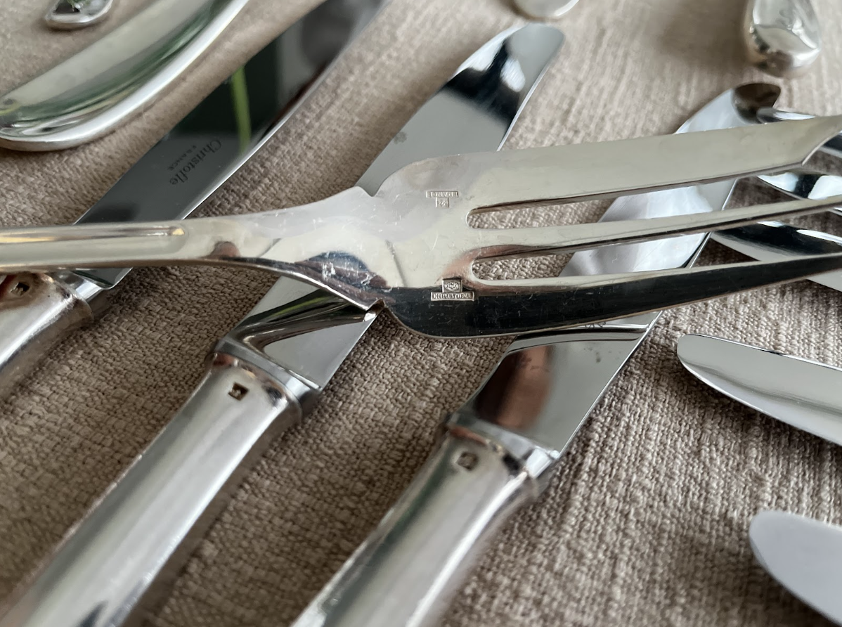 Набор столовых приборов Christofle – Christofle silver-plated cutlery set – Ménagère Christofle