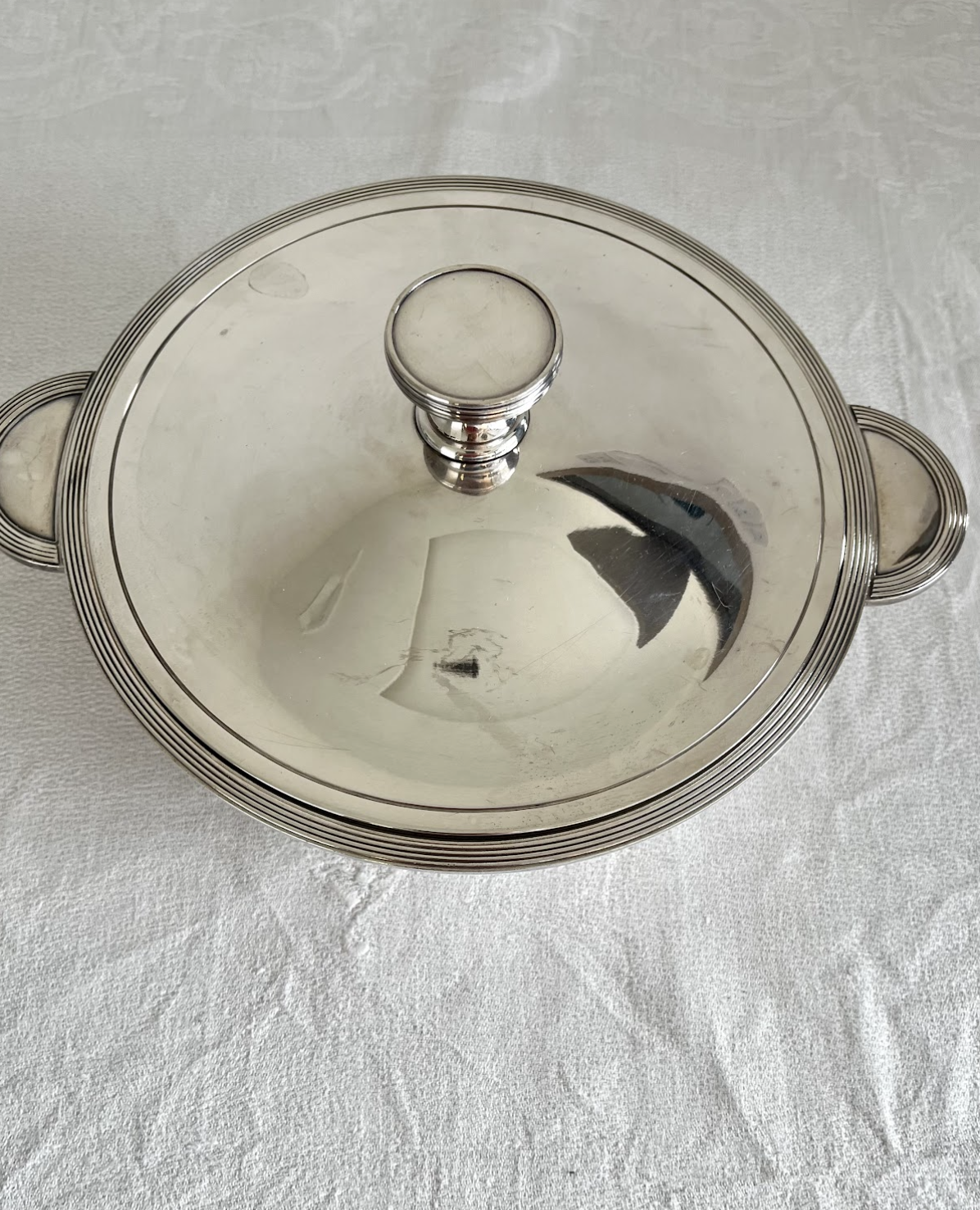 Легюмье Christofle – Christofle silver-plated vegetable tureen – Légumier Christofle
