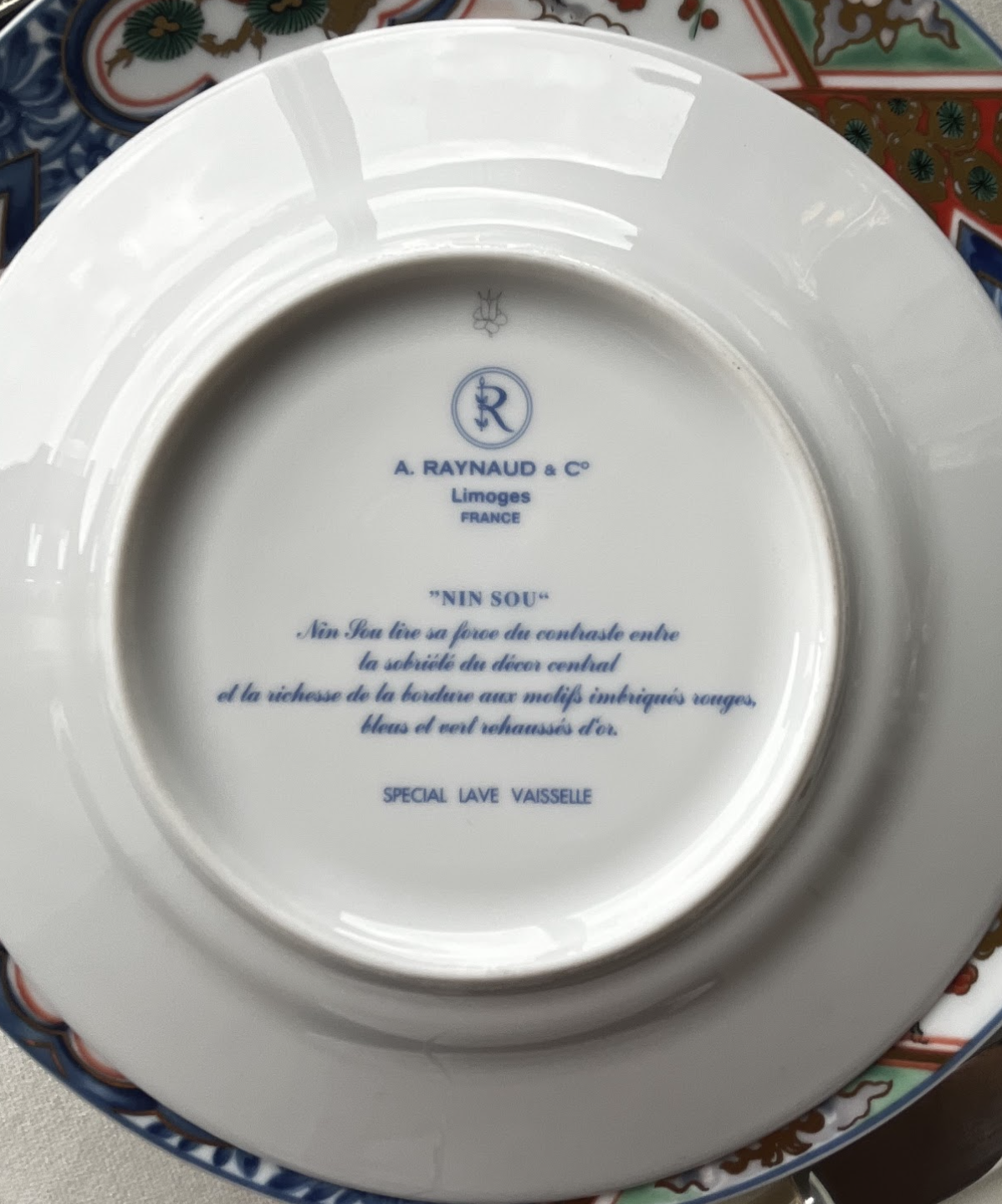 Сервиз Raynaud Limoges Nin Sou – Raynaud Limoges Nin Sou porcelain dinner service – Service Raynaud Limoges Nin Sou