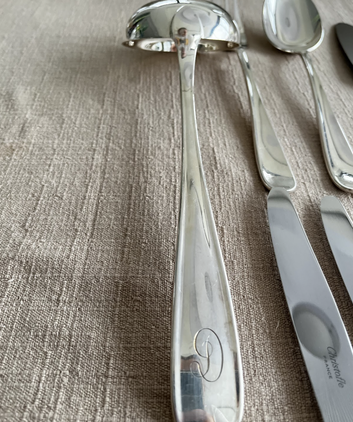 Набор столовых приборов Christofle – Christofle silver-plated cutlery set – Ménagère Christofle