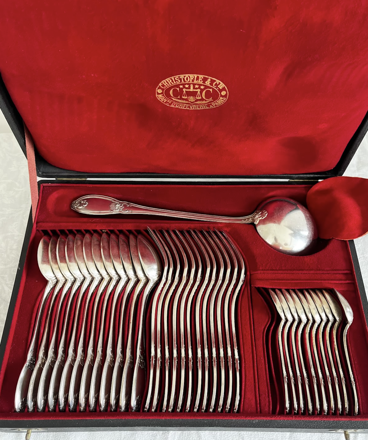 Столовые приборы Boulenger XIX век – Boulenger silver-plated cutlery set 19th century – Ménagère Boulenger XIXe siècle