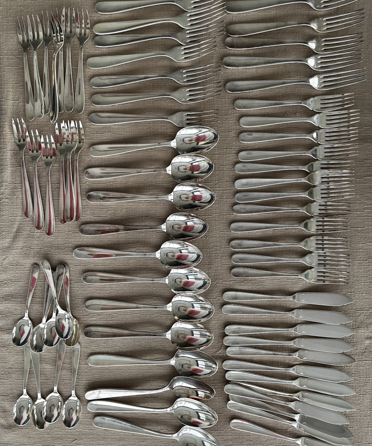 Набор столовых приборов Christofle – Christofle silver-plated cutlery set – Ménagère Christofle