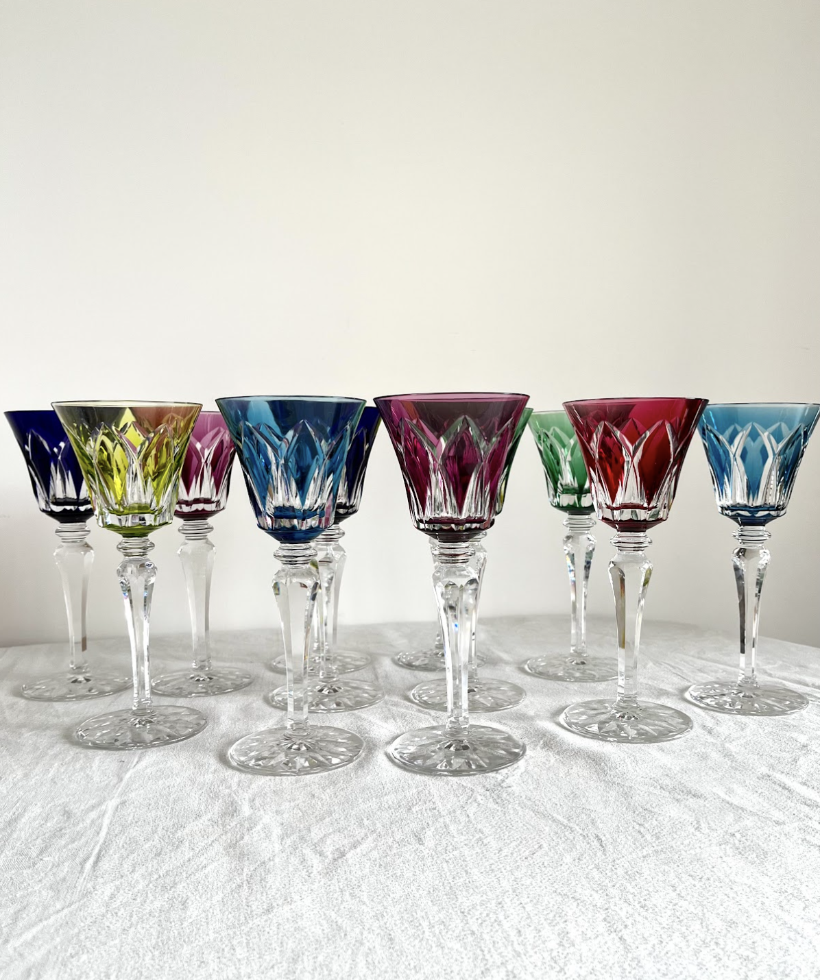 Бокалы Saint-Louis Camargue – Saint-Louis Camargue crystal roemers – Verres Saint-Louis Camargue