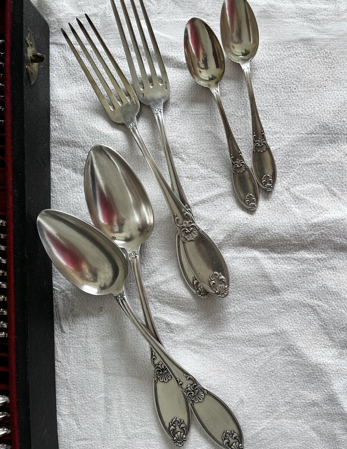 Столовые приборы Boulenger XIX век – Boulenger silver-plated cutlery set 19th century – Ménagère Boulenger XIXe siècle