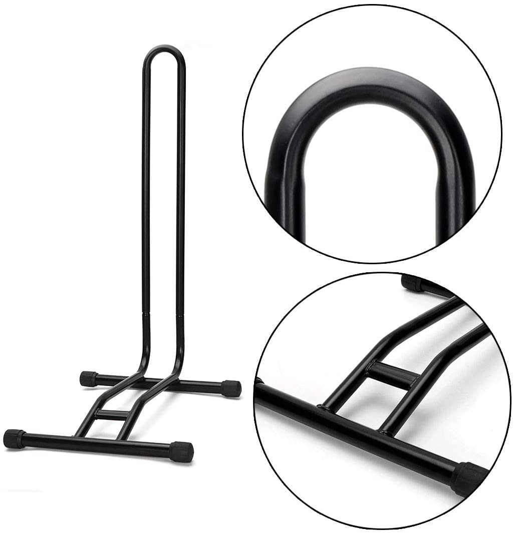 Bicycle Floor Type Parking Rack Stand for Mountain and Road Bicycle Indoor 