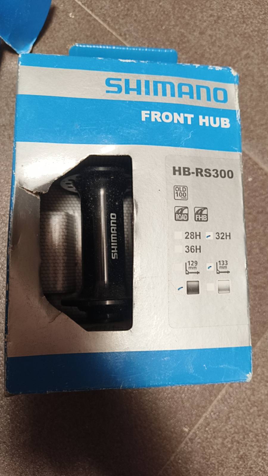 Shimano HB-RS300 Front Hub (100mm, 32H) – Road / Fitness Bike Hub